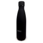Botella de doble pared de acero inoxidable - 500 ml, Negra
