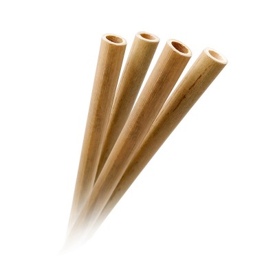 Set de 1 Cepillo y pajitas Reutilizables de Bambú