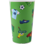 Vaso plástico Infantil de 250 ml, Diseñado para Pequeñas Manos sin BPA, Fútbol