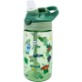 Botella Infantil Reutilizable Libre de BPA Boquilla plegable, Ergonómica, Resistente, Duradera, Ligera, Futbol