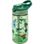 Botella Infantil Reutilizable Libre de BPA Boquilla plegable, Ergonómica, Resistente, Duradera, Ligera, Futbol